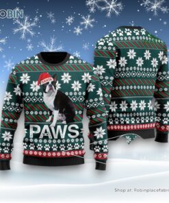 Boston Terrier Santa Printed Christmas Ugly Sweater, Christmas Gift For Dog Love