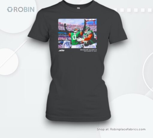 Braelon Allen New York Jets Nfl Flash Features Week 2 Unisex Shirt