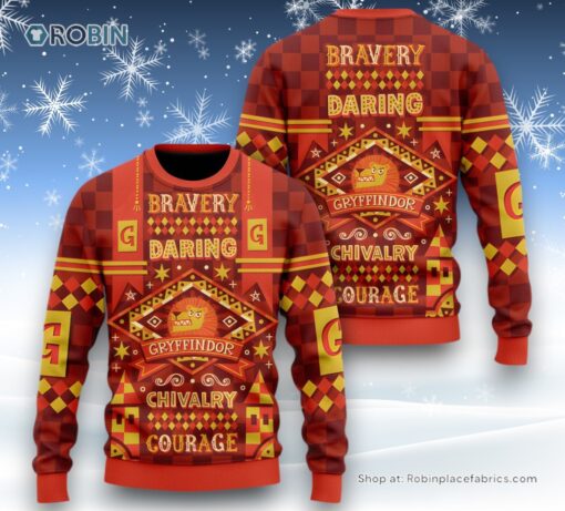 Bravery Daring Gryffindor Chivalry Courage Sweater and Sweatshirt Christmas