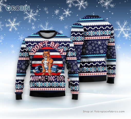 Bull Dog Deadlift Ugly Christmas Sweatshirt, Sweater, Christmas Gift For Dog Love