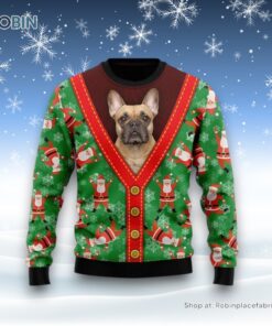 Bulldog Ugly Christmas Sweater, Christmas Gift For Dog Love