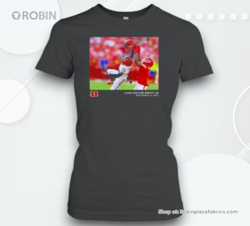 Cam Taylor Britt Cincinnati Bengals Nfl Flash Features Week 2 September 15 2024 Photo Unisex Shirt