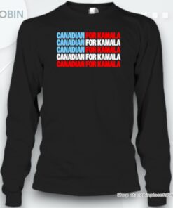Canadian For Kamala Flag Unisex Shirt Canadian For Kamala Flag Unisex Shirt