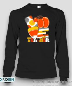 Candy Corn Love Teacher Unisex Shirt Candy Corn Love Teacher Unisex Shirt