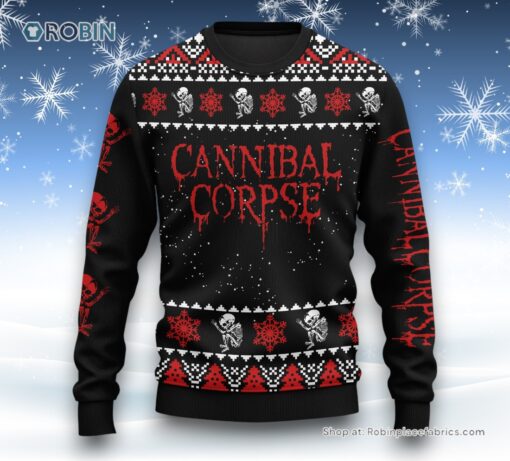 Cannibal Corpse Butchered at Birth Ugly Sweater and Sweatshirt
