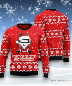 Caravan Ho Ho Home Ugly Christmas Sweater