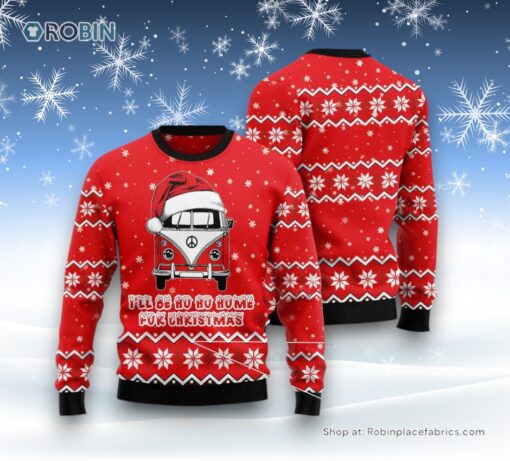 Caravan Ho Ho Home Ugly Christmas Sweater