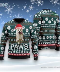 Cardigan Welsh Corgi Santa Printed Christmas Ugly Sweater, Christmas Gift For Dog Love