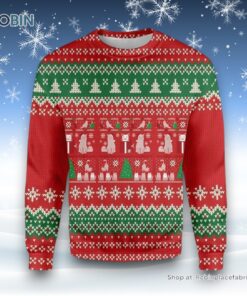 Cat Christmas Present Ugly Christmas Sweater, Christmas Gift For Cat Love