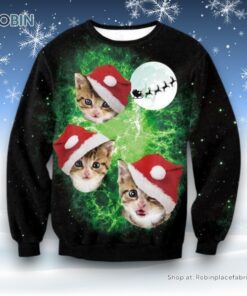 Cat Christmas Ugly Christmas Sweater, Christmas Gift For Cat Love