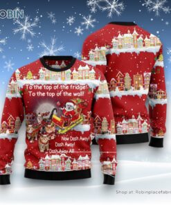 Cat Christmas Ugly Sweater, Cat Sleigh Christmas Ugly Christmas Sweater