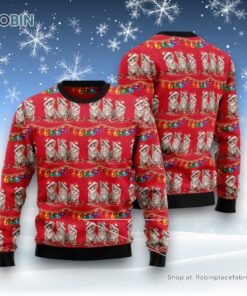 Cat Christmas Ugly Sweater, Cat Themed Kitten Ugly Christmas Sweatshirt, Sweater
