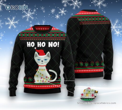 Cat Christmas Ugly Sweater, Christmas Cat Ugly Christmas Sweater