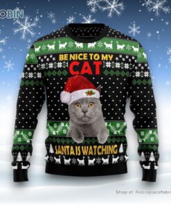 Cat Cute Witcher Noel Mc Ugly Christmas Sweater, Christmas Gift For Cat Love