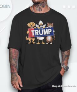 Cat Duck Dog Pets For Trump Shirt