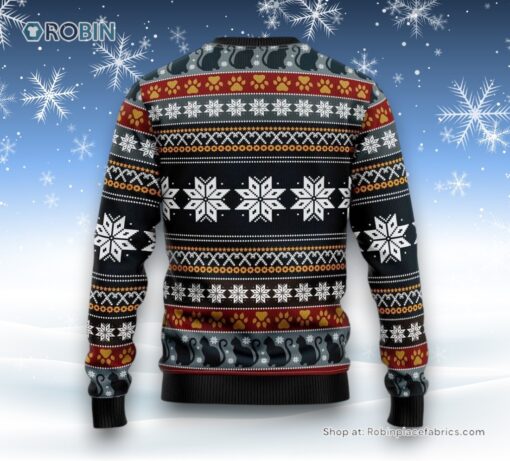 Cat Keep It Classy For Christmas Ugly Christmas Sweater, Christmas Gift For Cat Love