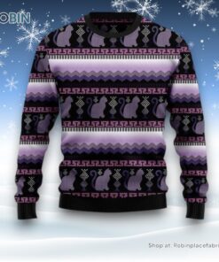 Cat Xmas Ugly Christmas Sweatshirt, Sweater, Christmas Gift For Cat Love