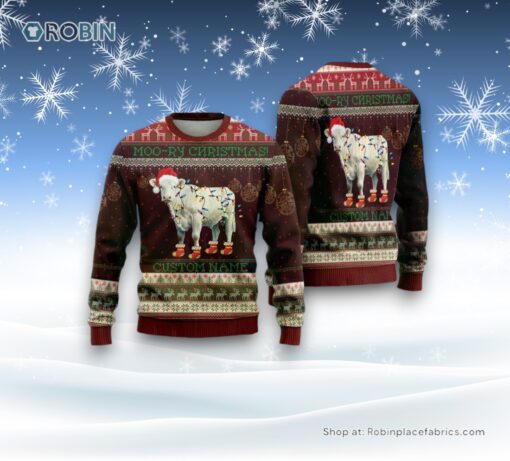 Charolais Lovers Ugly Christmas Sweatshirt, Sweaters For Men Women, Christmas Gift, Farmers Sweater