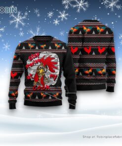 Chicken Stop Staring At My Cock Ugly Christmas Sweater