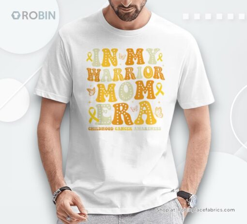 Childhood Cancer Awareness Girl Warrior Mom Shirt