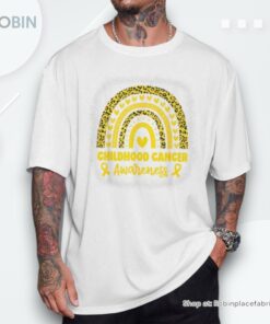 Childhood Cancer Awareness Gold Rainbow Childhood Cancer Shirt Childhood Cancer Awareness Gold Rainbow Childhood Cancer Shirt