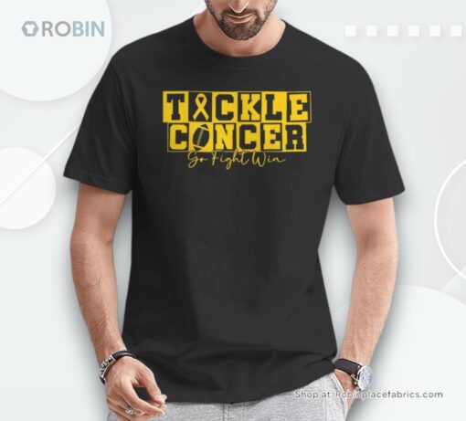 Childhood Cancer Awareness Tackle Childhood Cancer Football Shirt
