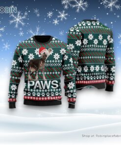 Chinese Crested Santa Printed Christmas Ugly Sweater, Christmas Gift For Dog Love