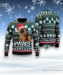 Chow Chow Santa Printed Christmas Ugly Sweater, Christmas Gift For Dog Love