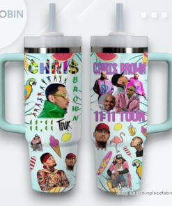 Chris Brown 11 11 Tour Stanley Tumbler 40oz Chris Brown 11 11 Tour Stanley Tumbler 40oz