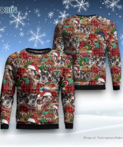 Christmas Pig Aztec With Christmas Ornaments Ugly Christmas Sweater, Christmas Gift, Farmers Sweater