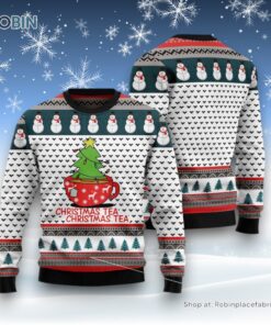 Christmas Tea Ugly Christmas Sweatshirt, Sweater
