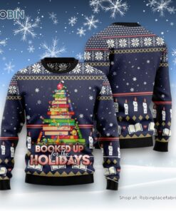 Christmas Tree Ugly Sweater, Book Christmas Tree Ugly Christmas Sweater, Funny Xmas Sweater