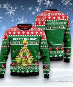 Christmas Tree Ugly Sweater, Frog Christmas Tree Ugly Christmas Sweater, Funny Xmas Sweater