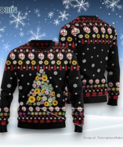 Christmas Tree Ugly Sweater, Hippie Tree Xmas Ugly Christmas Sweatshirt, Sweater, Funny Xmas Sweater Christmas Tree Ugly Sweater, Hippie Tree Xmas Ugly Christmas Sweatshirt, Sweater, Funny Xmas Sweater