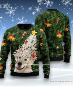 Christmas Tree Ugly Sweater, Labrador Retriever Noel Tree Ugly Christmas Sweater, Funny Xmas Sweater