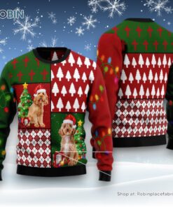 Cockapoo Hohoho Ugly Christmas Sweatshirt, Sweater
