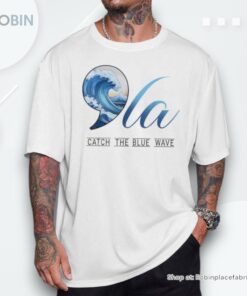 Comma La Catch The Blue Wave Vote Kamala President 24 Harris Shirt