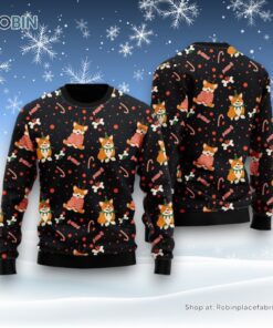 Corgi Snow Dog Christmas Ugly Christmas Sweater