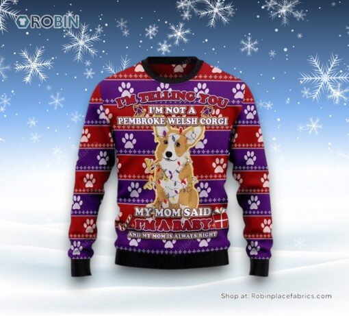 Corgi Dog Ugly Christmas Sweatshirt, Sweater, Christmas Gift For Dog Love