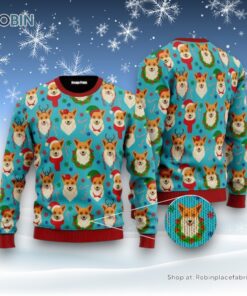 Corgi Snow Dog Christmas Ugly Christmas Sweater, Christmas Gift For Dog Love