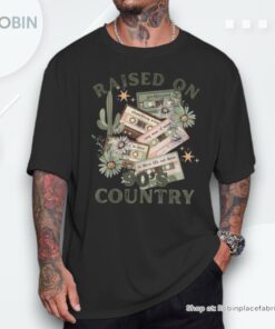 Country Raised On 90’S Country Music 90S Mixtapes Shirt