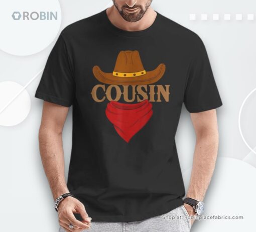 Cousin Birthday Boy Western Rodeo Matching Family Shirt