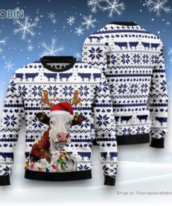 Cow Christmas Reunion Ugly Christmas Sweater