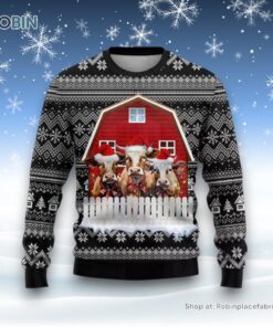 Cow Farm Ugly Christmas Sweater For Men Women, Christmas Gift, Farmers Sweater