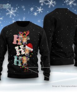 Cow Ho Ho Ho Ugly Christmas Sweater