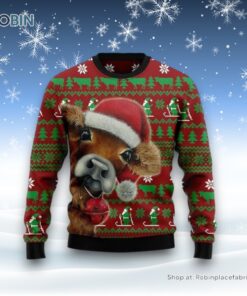 Cow Santa Funny Ugly Christmas Sweatshirt, Sweater For Men And Women, Farm Ugly Sweater