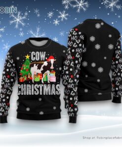 Cow Ugly Christmas Sweatshirt, Sweater For Men And Women, Farm Ugly Sweater
