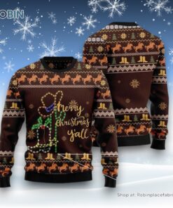 Cowboy Boots Christmas Ugly Christmas Sweater