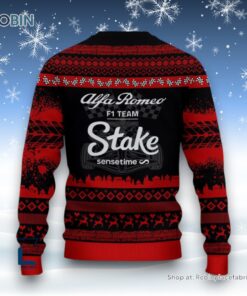 Custom Name Alfa Romeo F1 Team Ugly Sweater and Sweatshirt