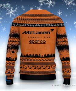 Custom Name McLaren F1 Team Ugly Sweater and Sweatshirt